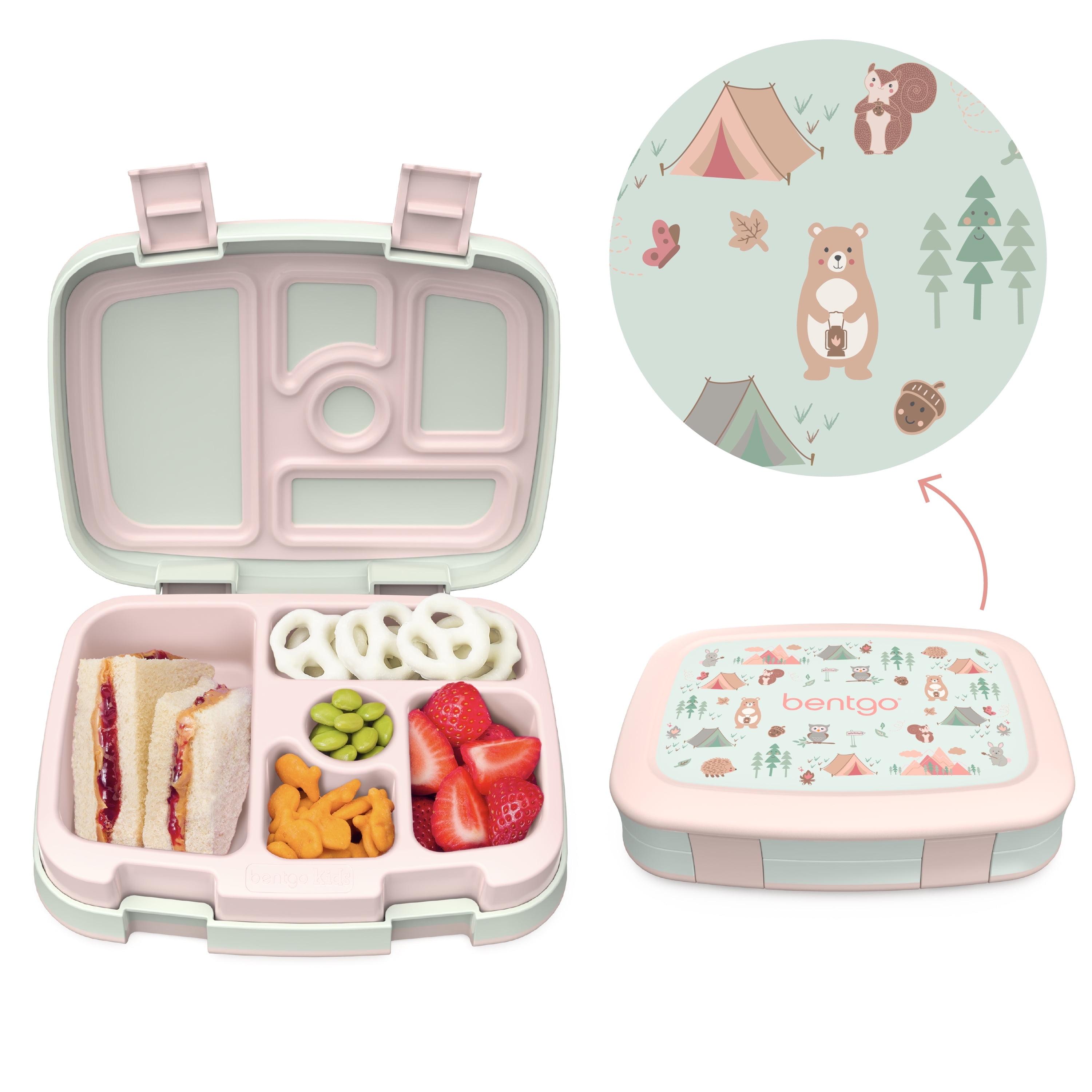 Bentgo Kids' Prints Leakproof, 5 Compartment Bento-Style Lunch Box