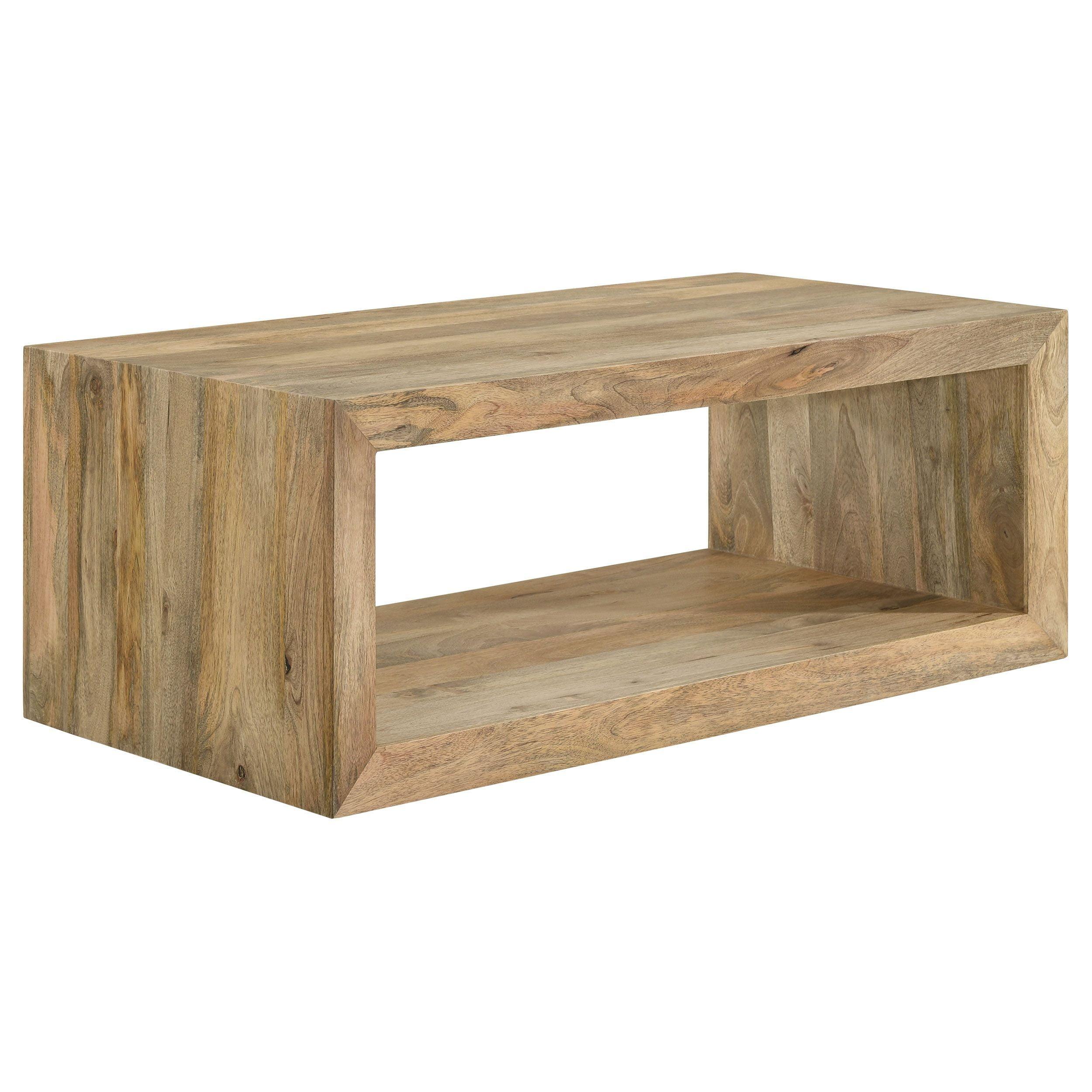 Benton Medium Wood Rectangular Coffee Table