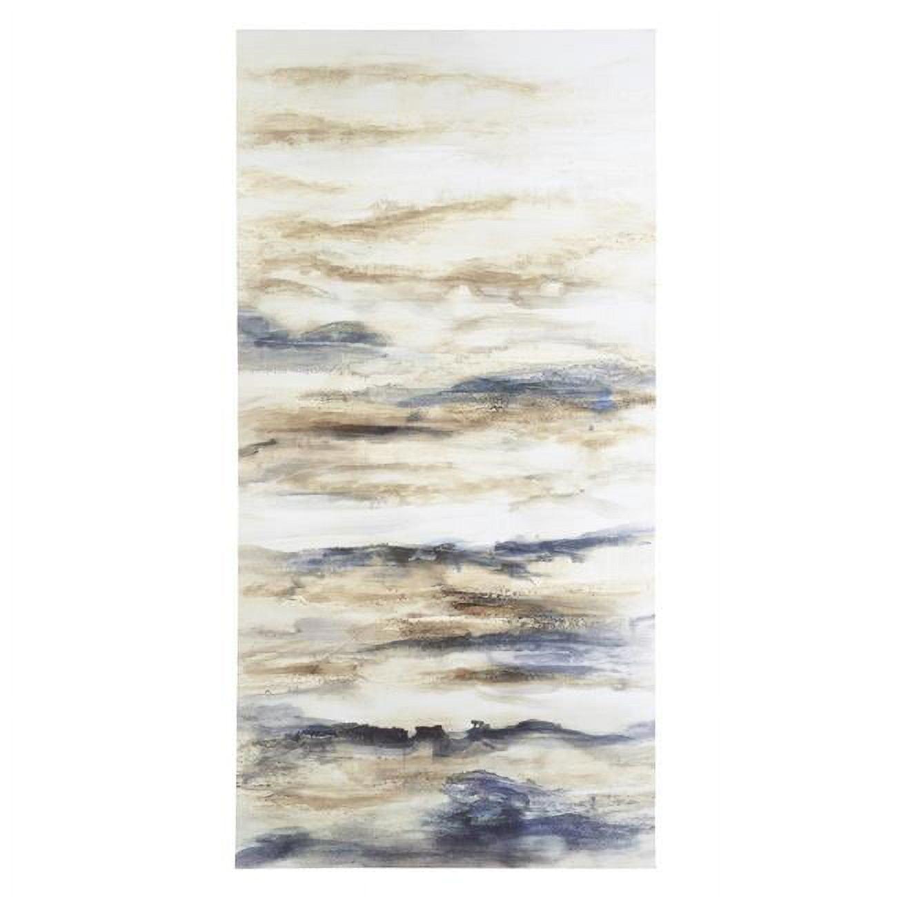 Signature Design by Ashley Contemporary Joely Wall Art  Blue/Tan