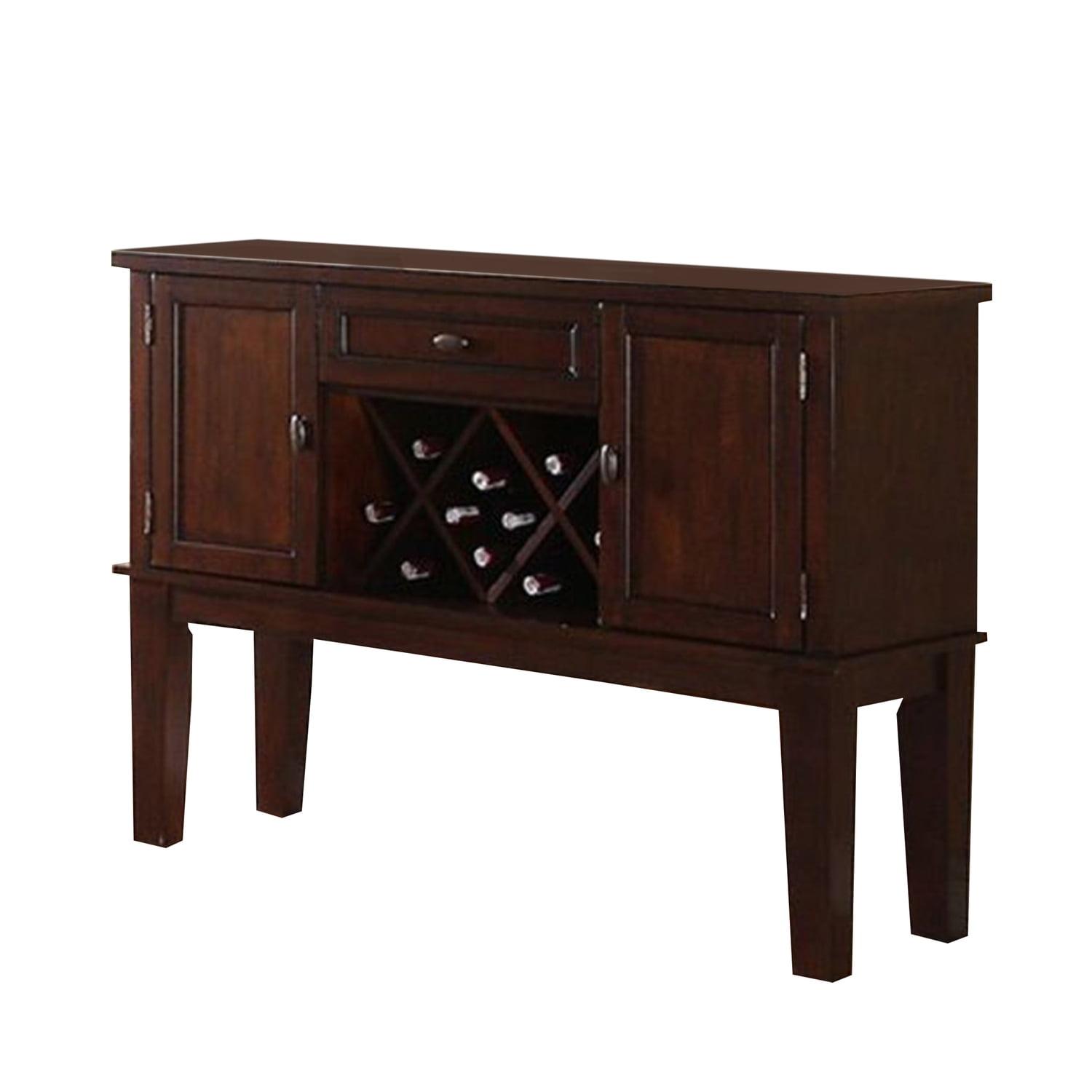 Benzara Warm and Contemporary Server, Brown