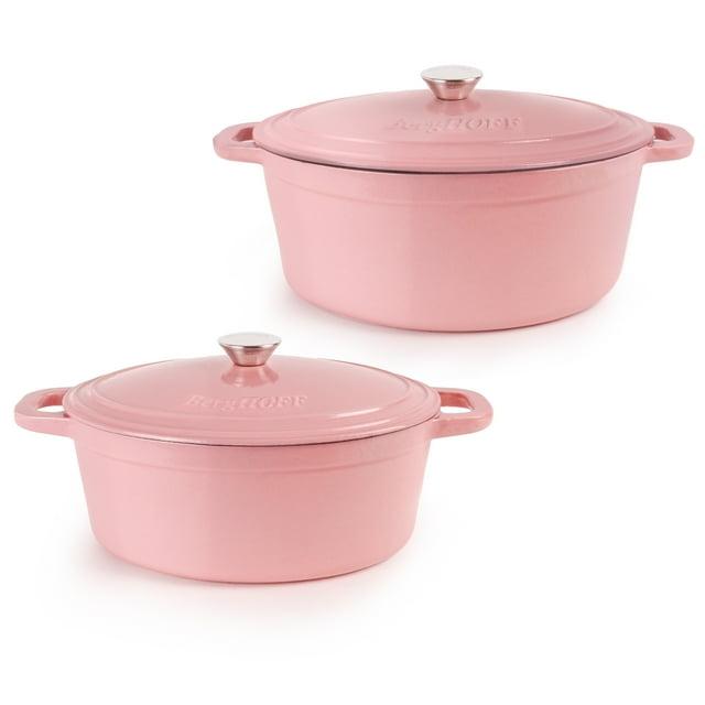 BergHOFF Neo 4Pc Cast Iron Cookware Set with 5Qt. and 7Qt. Covered Dutch Ovens
