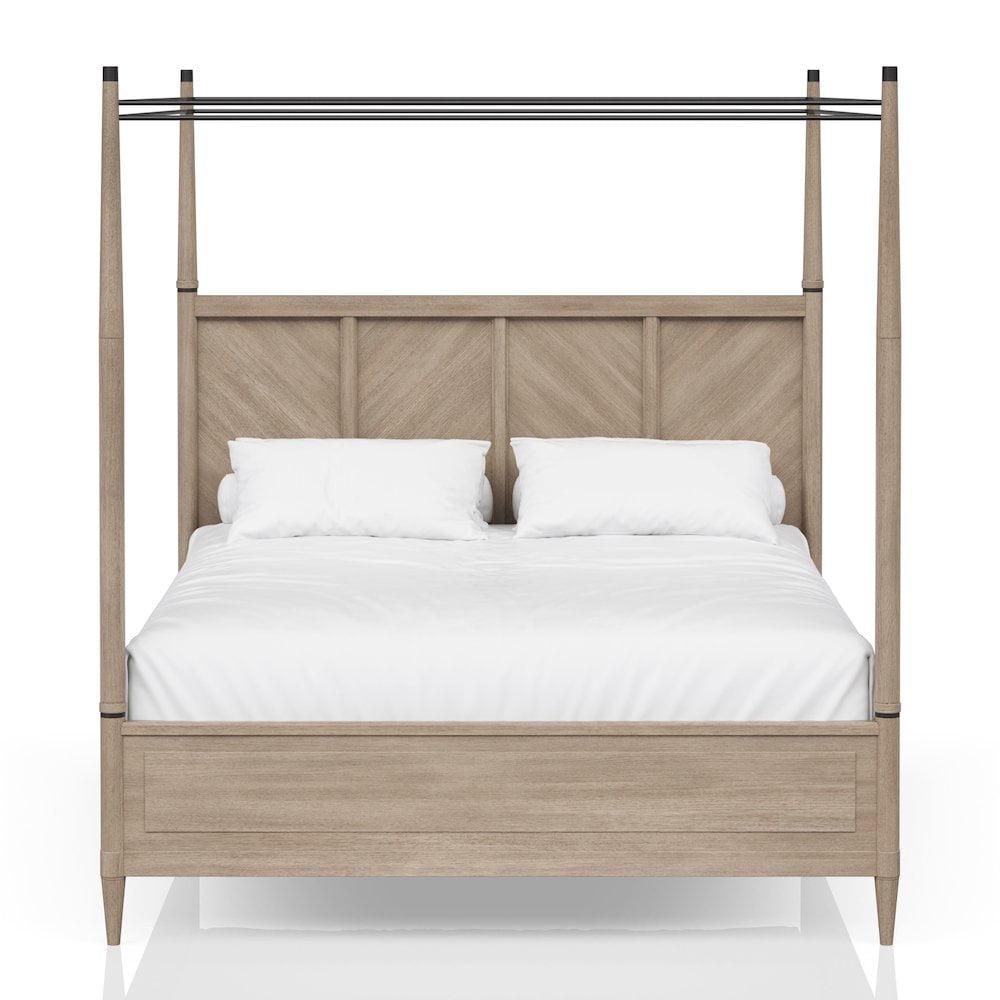 Bernards Wilmington Queen Canopy Bed