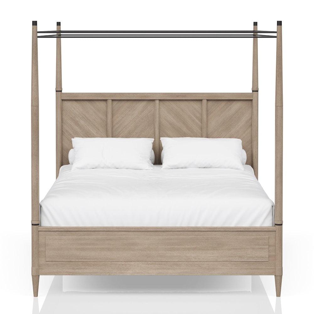 Bernards Wilmington Queen Canopy Bed