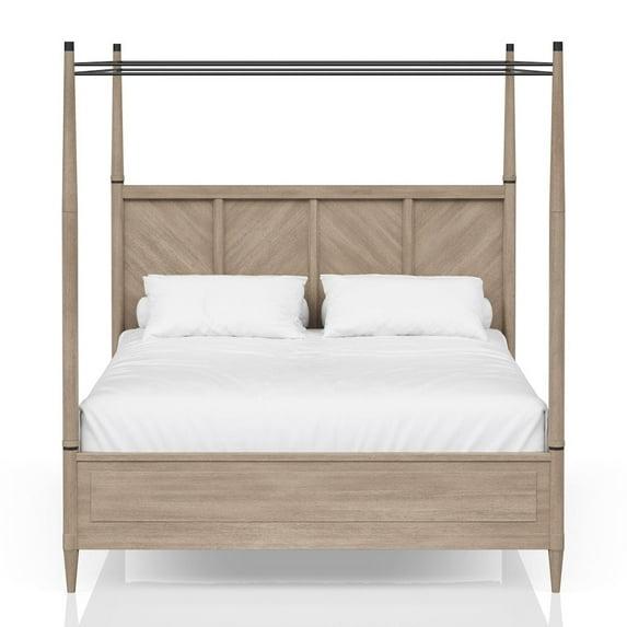 Bernards Wilmington Queen Canopy Bed