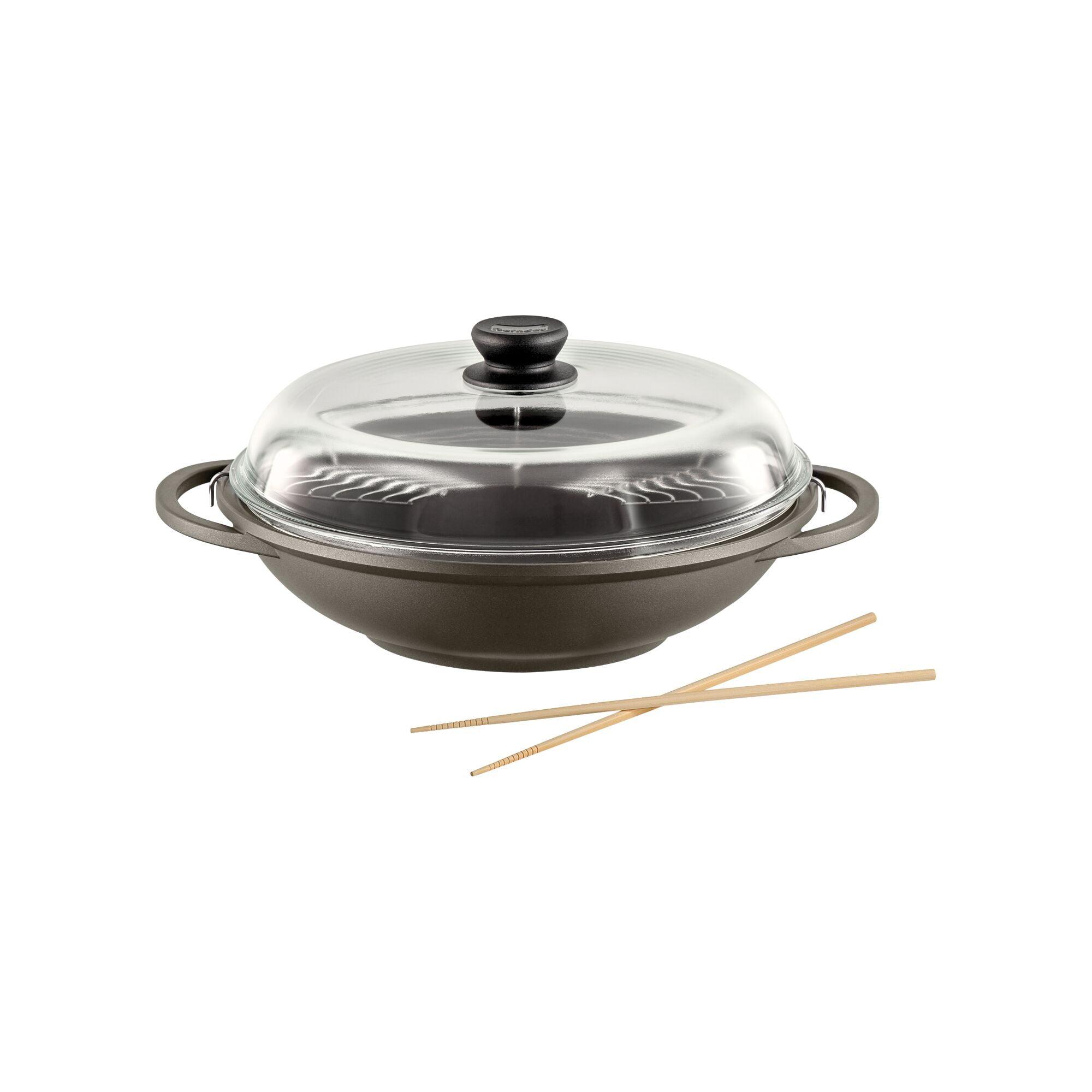 Berndes Tradition Induction Wok, 13.5"/5.25 Qt. with Lid