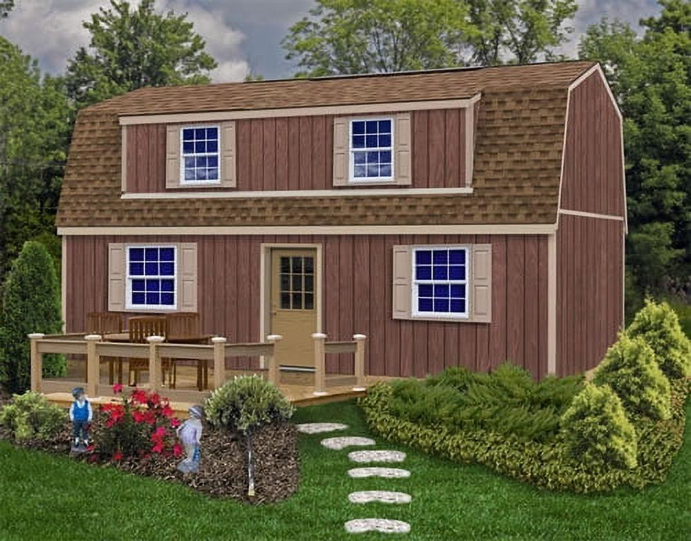 Best Barns Camp Reynolds 16x32 Wood Shed Kit