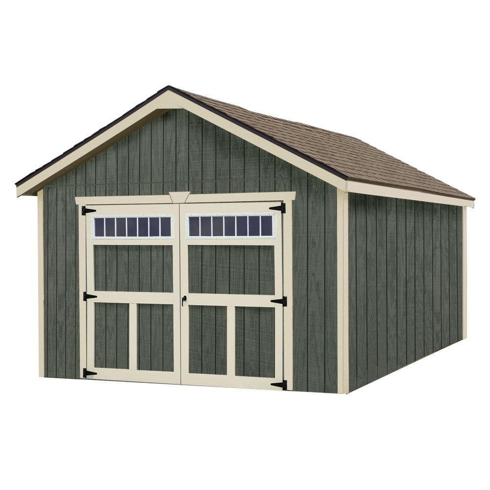 Best Barns Pre Cut Roof Trusses Wood Storage Sheds, 136.00 x 192.00 x 144.00 inches
