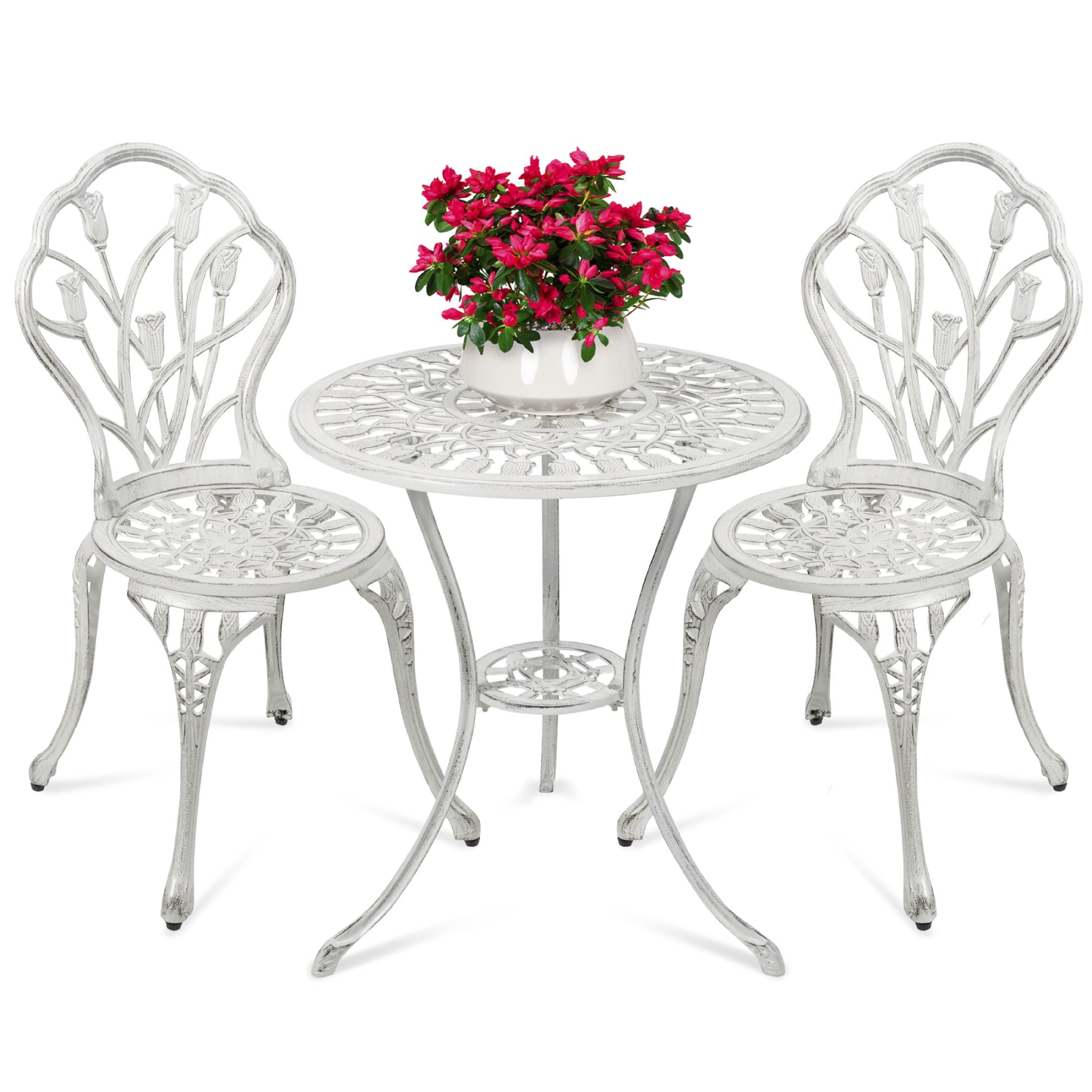 Fleur De Lis Living Stambaugh 2 - Person Patio Dining Set with Round Table