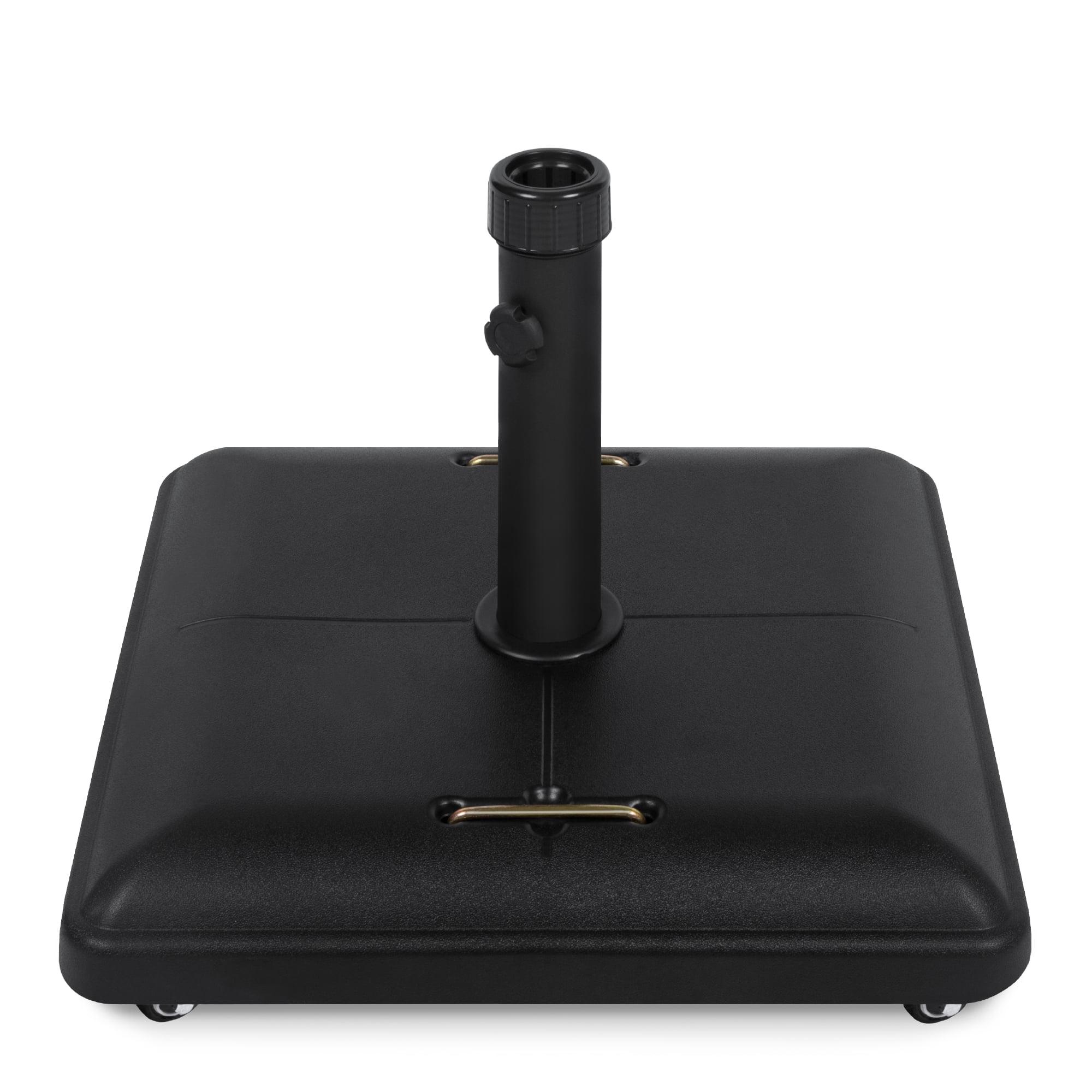 Arlmont & Co. Ristin 81 lb. Heavy Duty Concrete Rolling Patio Umbrella Base Stand with Locking Wheels