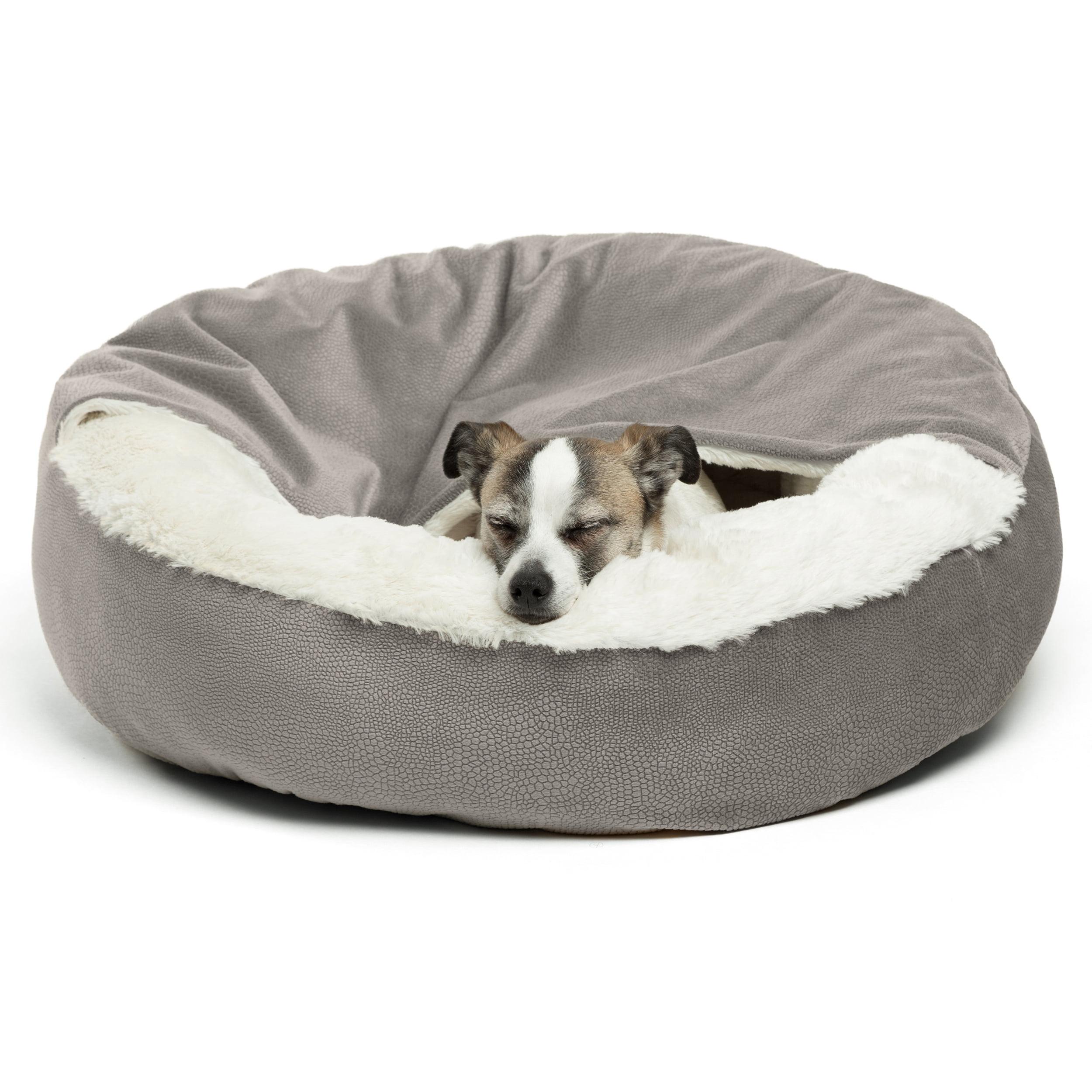 Best Friends by Sheri Cozy Cuddler Ilan Dog Bed - 24"x24" - Gray