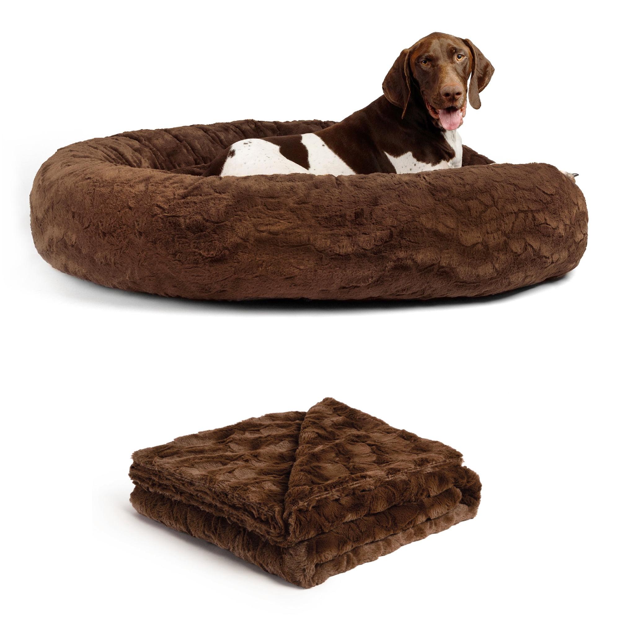 Best Friends By Sheri Best Friends by Sheri Bundle The Original Calming Lux Donut Cuddler Pet Bed/Throw