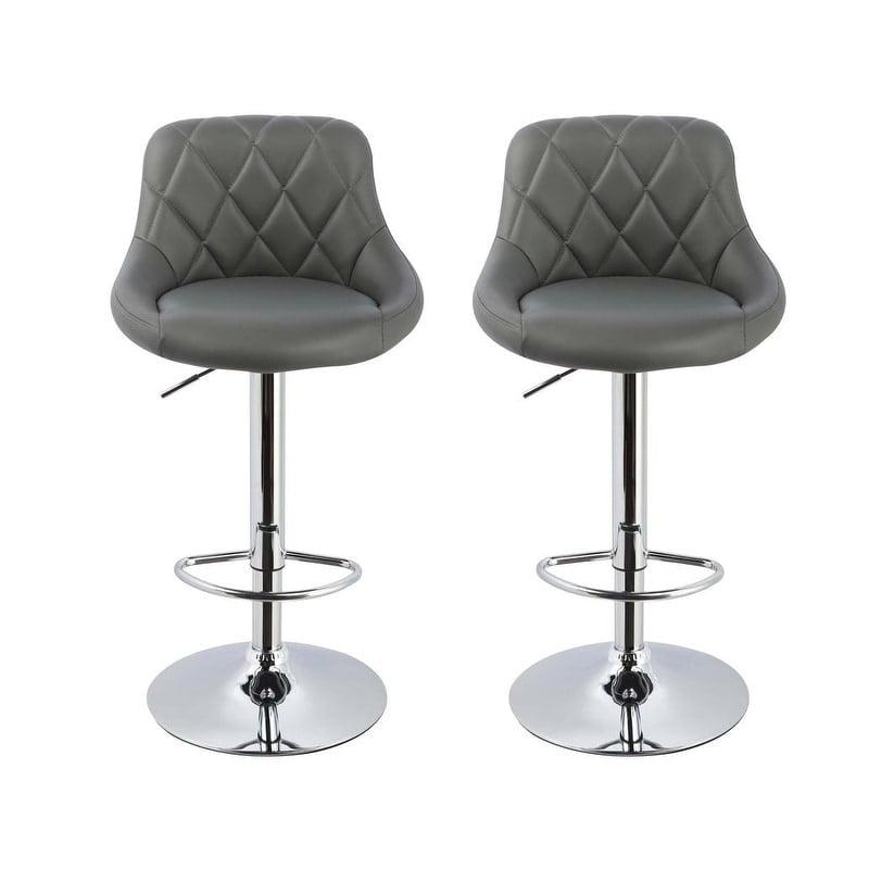 Rithland Swivel Adjustable Height Bar Stool