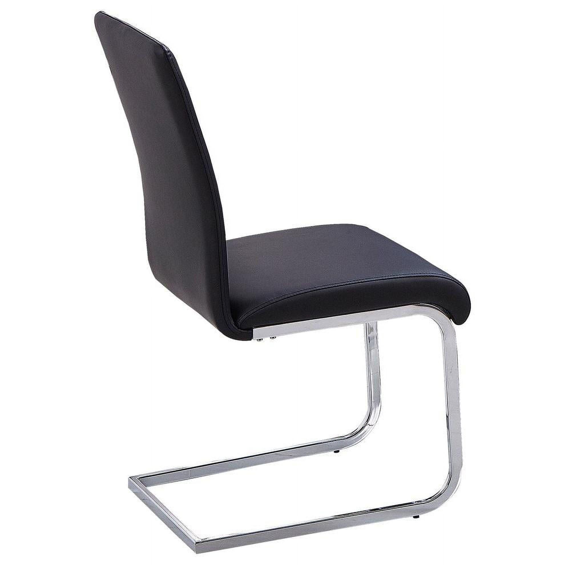 Best Master Furniture's Mirage Faux-Leather Dining Chairs (Set of 2)