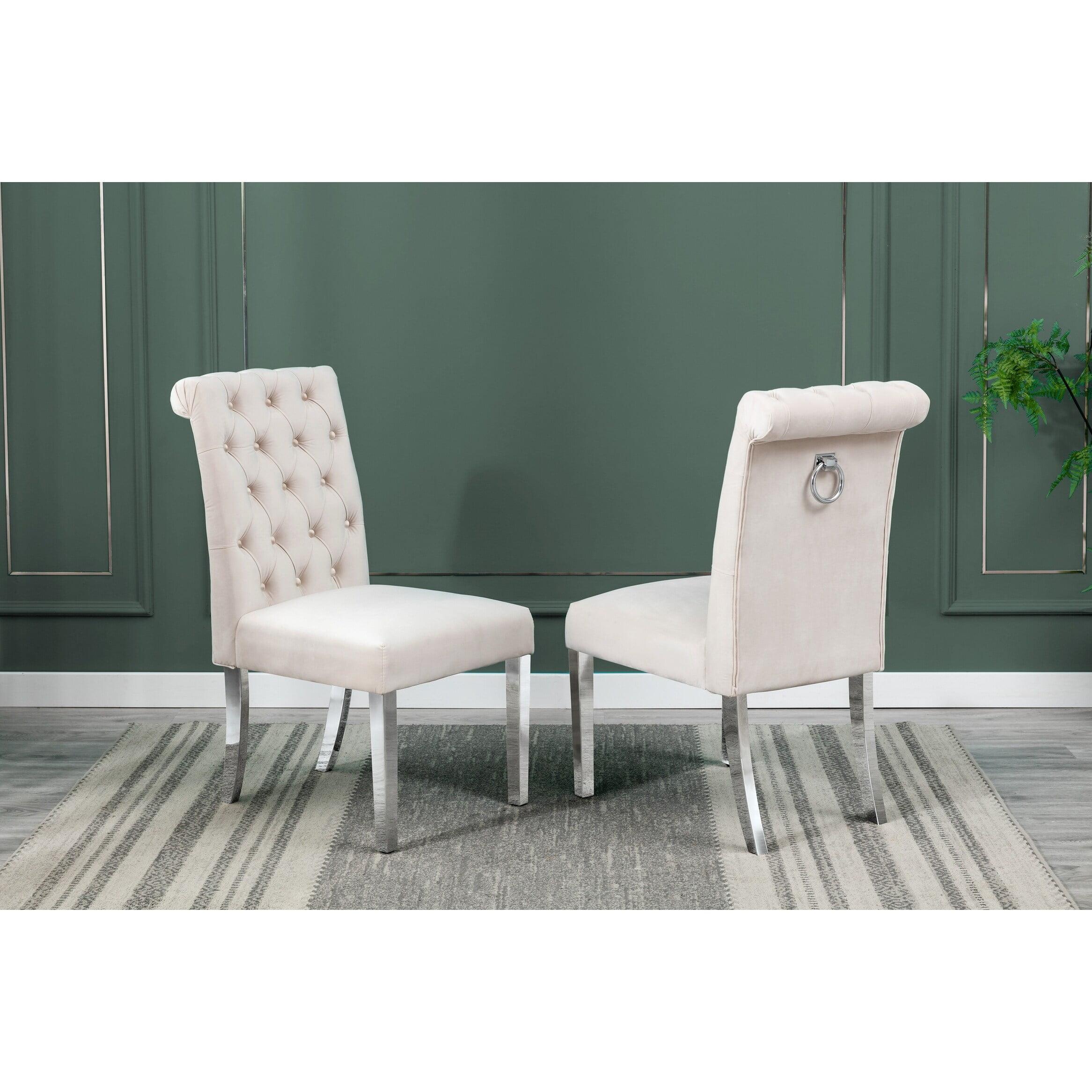 Manahan Tufted Velvet Upholstered Dining Chair