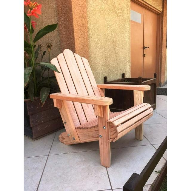 Best Redwood Adirondack Chair, Clear No Stain