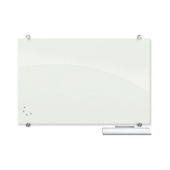 MooreCo Visionary Magnetic Wall Mounted Glass Dry Erase Board