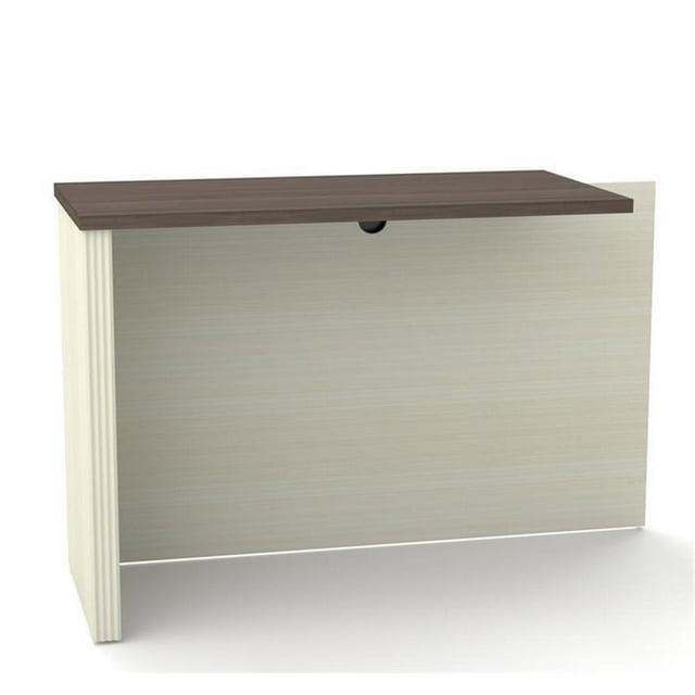 Bestar Prestige Plus Return Table in White Chocolate and Antigua