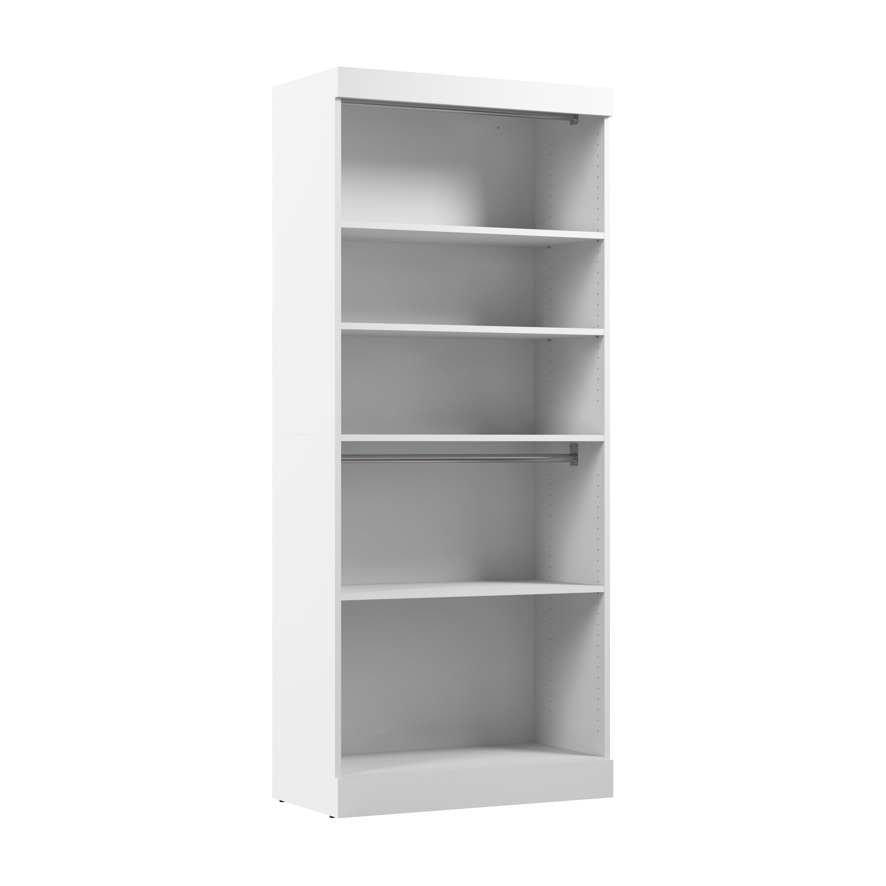 Bestar Pur 36W Closet Organizer in white