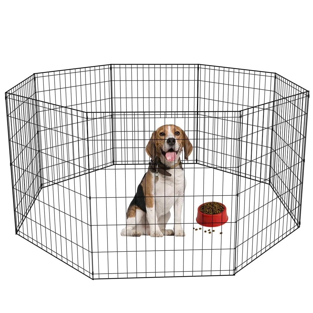 Puppy Pet Playpen 8 Panel Indoor Outdoor Metal Protable Folding Animal Exercise Dog Fence