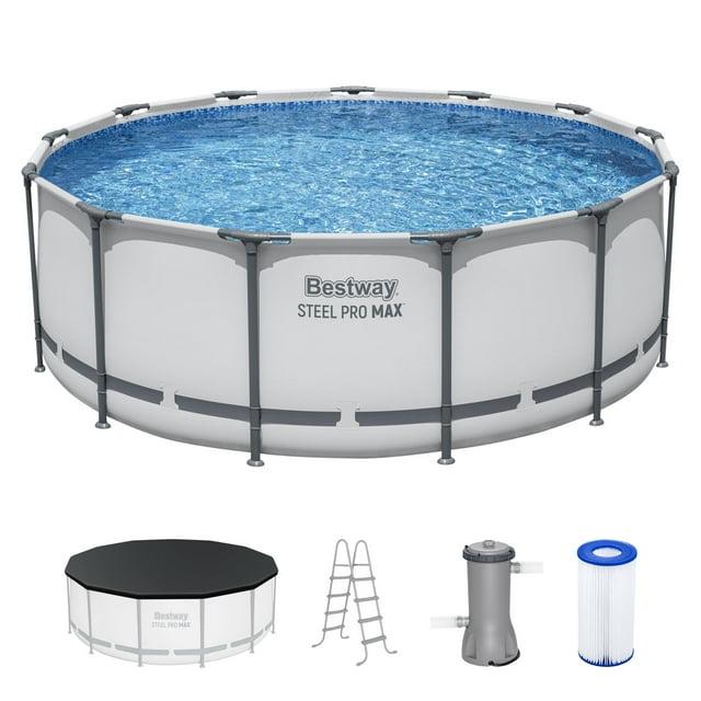 Bestway Steel Pro MAX 13' x 48" Round Above Ground Swimming Pool Set
