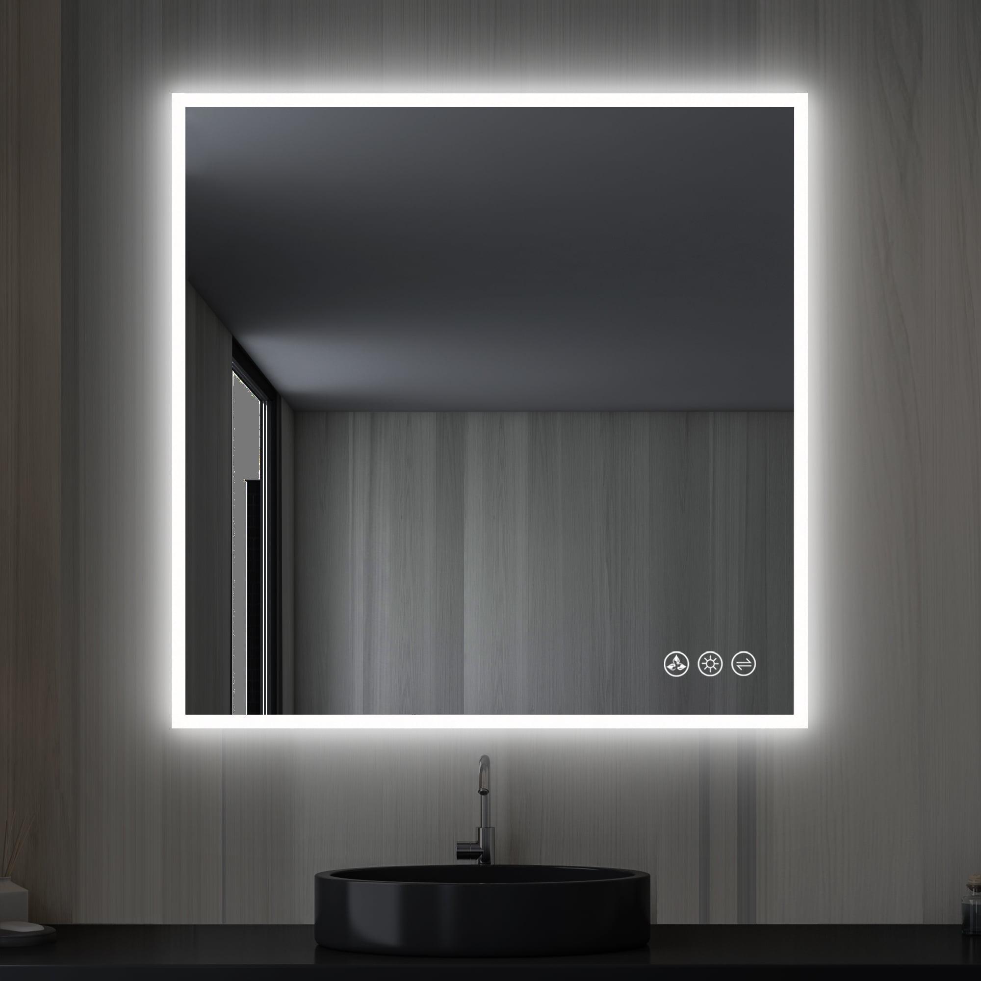 Blossom Beta Rectangular LED Vanity Mirror with Frosted Sides