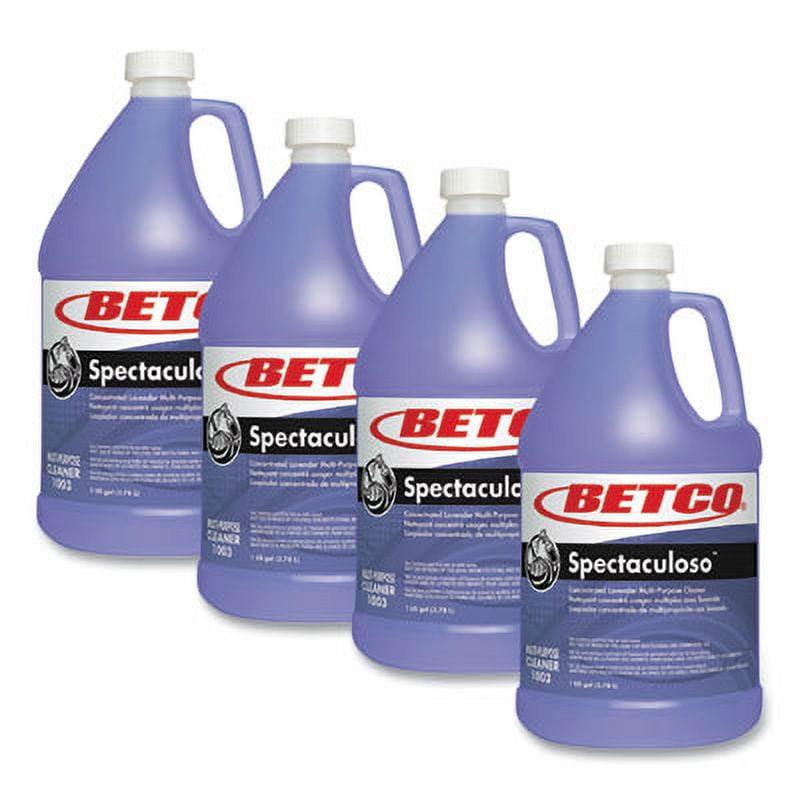 Betco Spectaculoso Multipurpose Cleaner, Lavender Scent, 1 Gal Bottle, 4/Carton