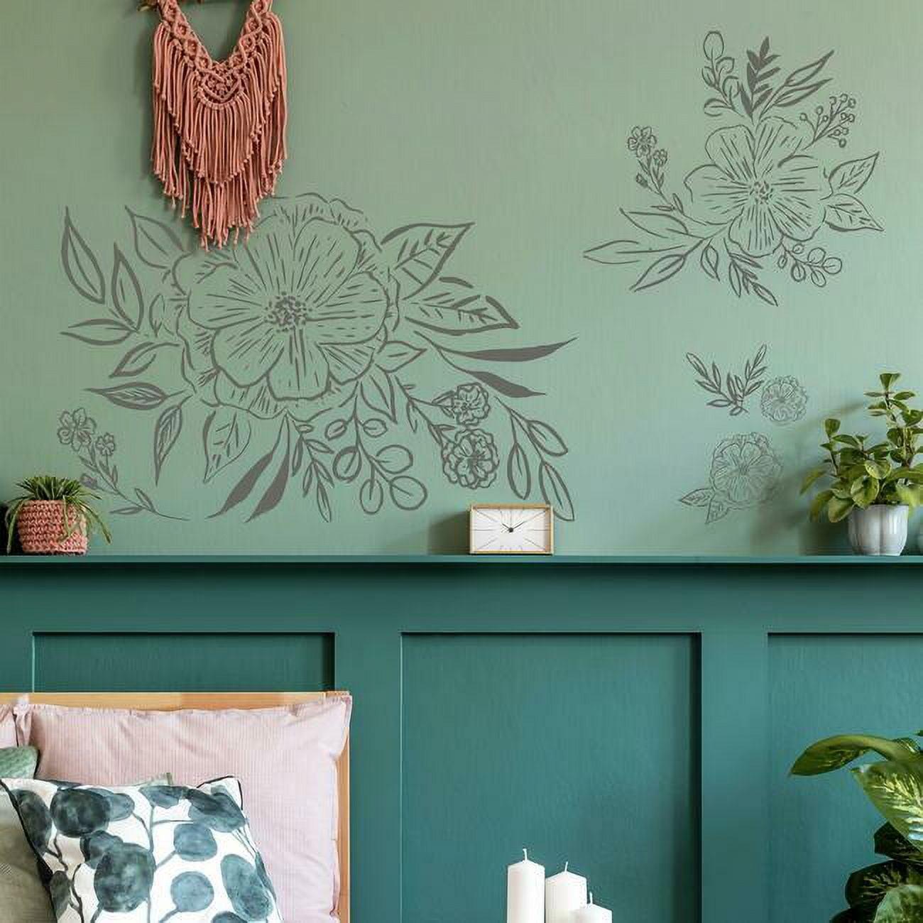 Beth Schneider Floral Sketch Peel and Stick Wall Decals