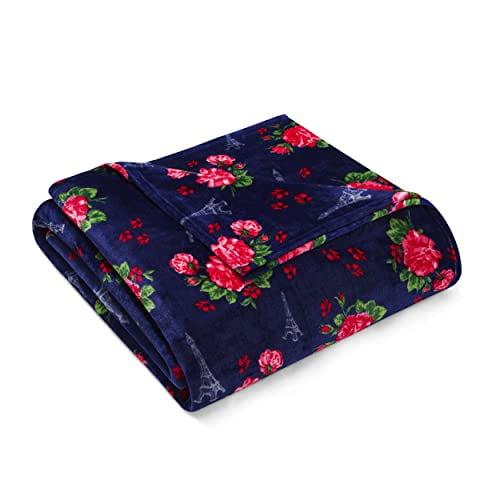 Betsey Johnson Printed Ultra Soft Plush Fleece Blankets