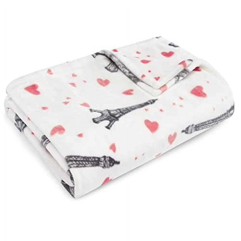 Betsey Johnson Printed Ultra Soft Plush Fleece Blankets