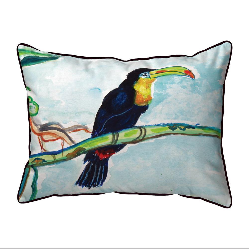 Betsy Drake Interiors Toucan Indoor/Outdoor Throw Pillow