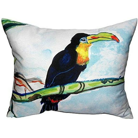 Betsy Drake Interiors Toucan Indoor/Outdoor Throw Pillow