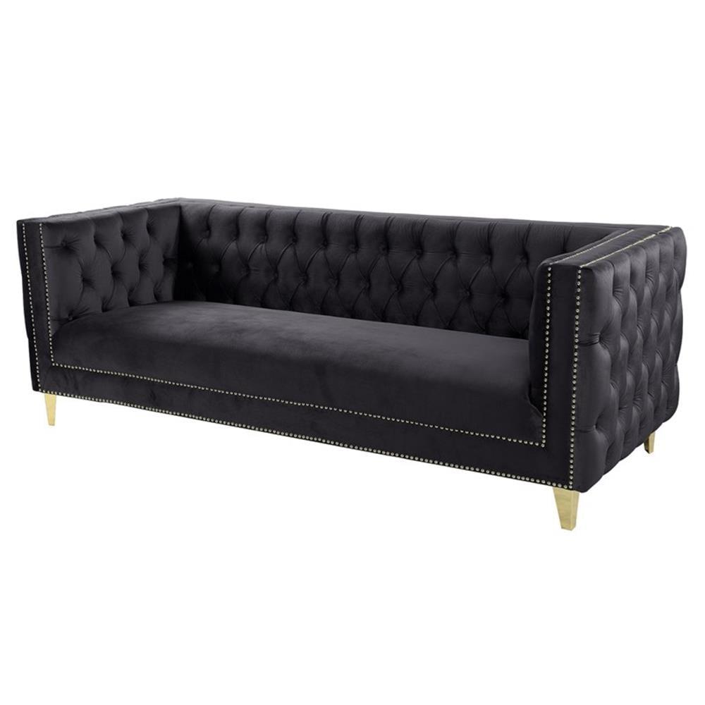 Sickels 90'' Velvet Sofa
