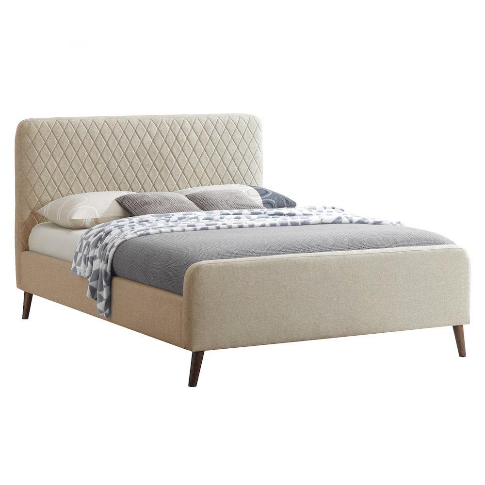 Better Home Products Roza Velvet Upholstered Queen Bed