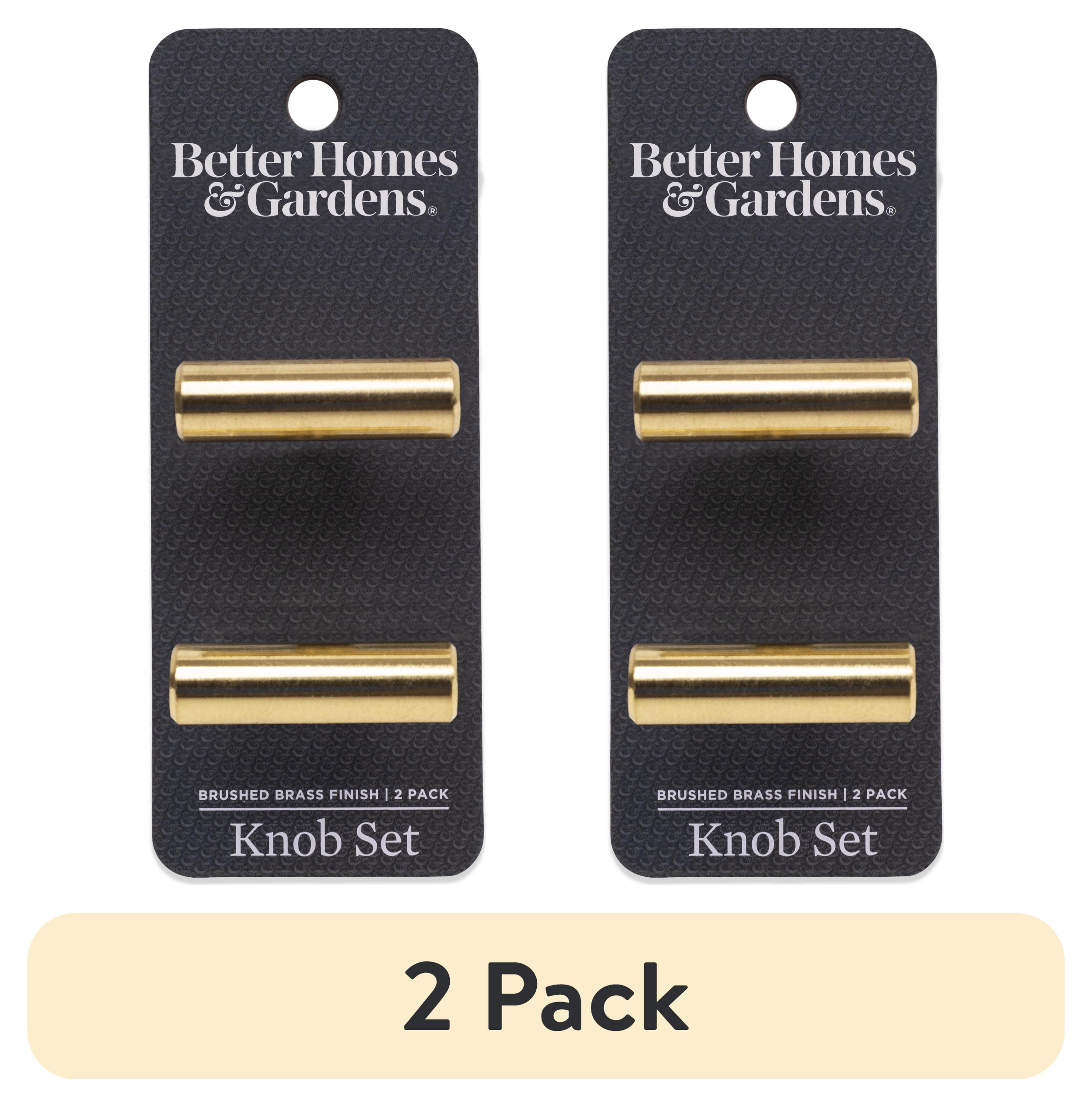 Better Homes & Gardens 1-9/16" (40mm) Bar Knob, Brushed Brass, 2 Pack