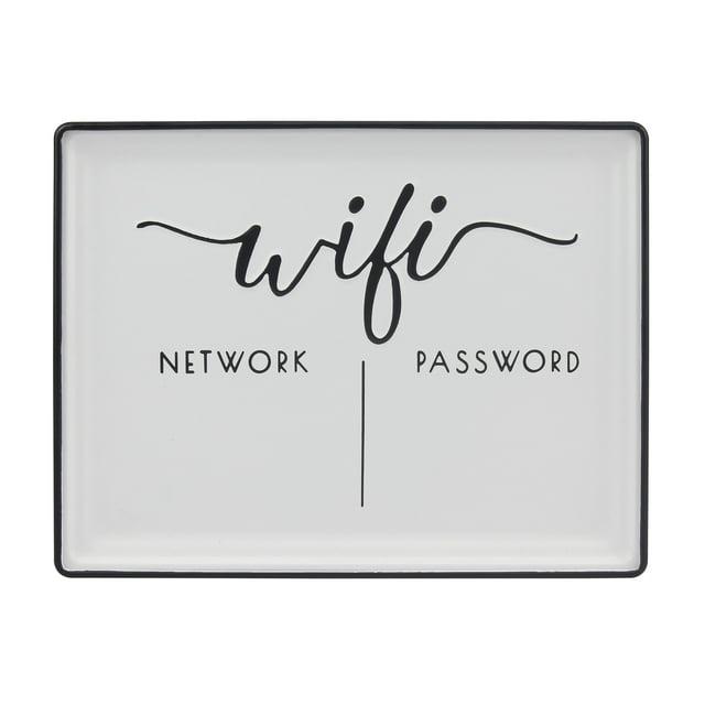 Better Homes & Gardens Decorative Wi-Fi Password Tabletop Sign, White