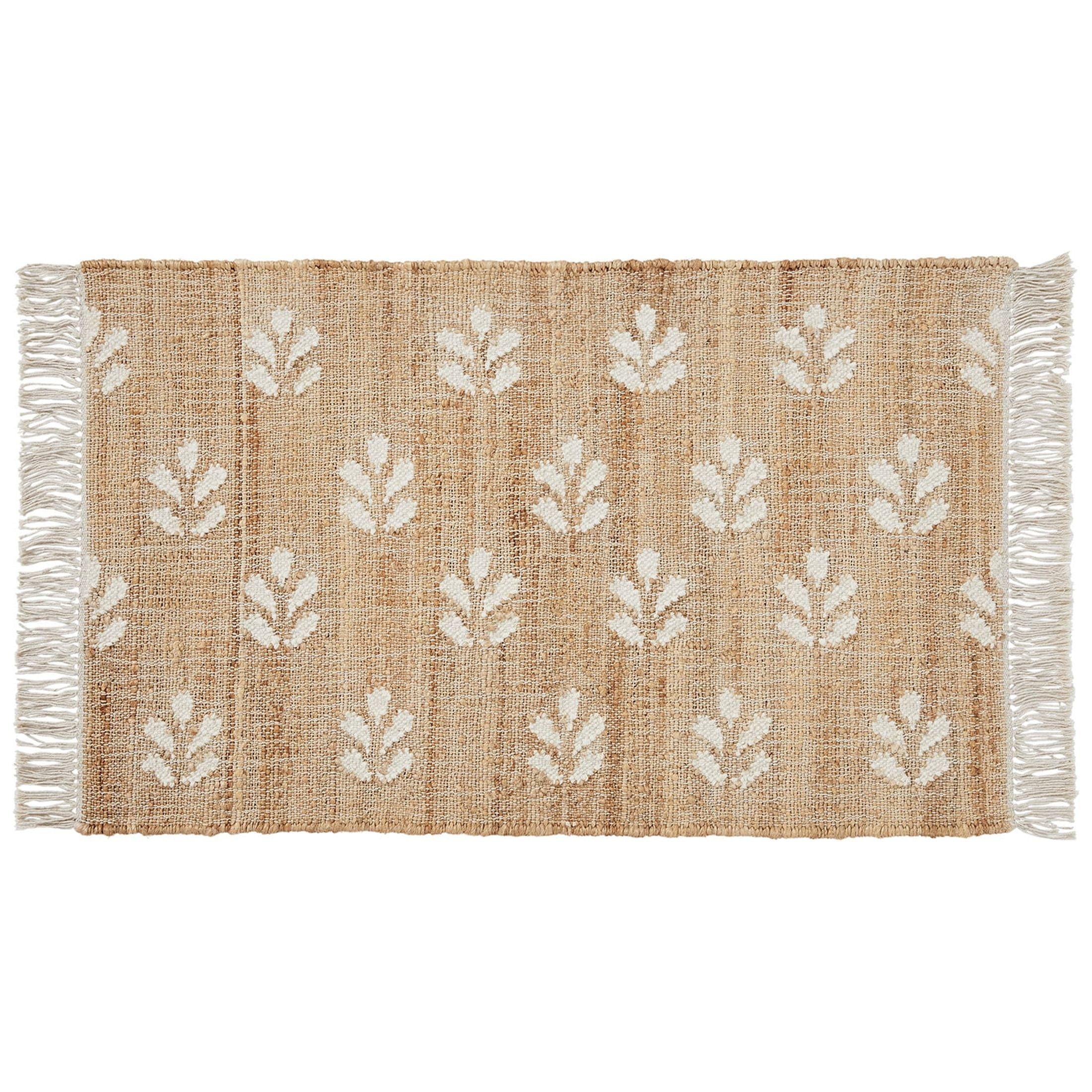 Better Homes & Gardens Floral Jute 2' x 3' Accent Rug by Dave & Jenny Marrs
