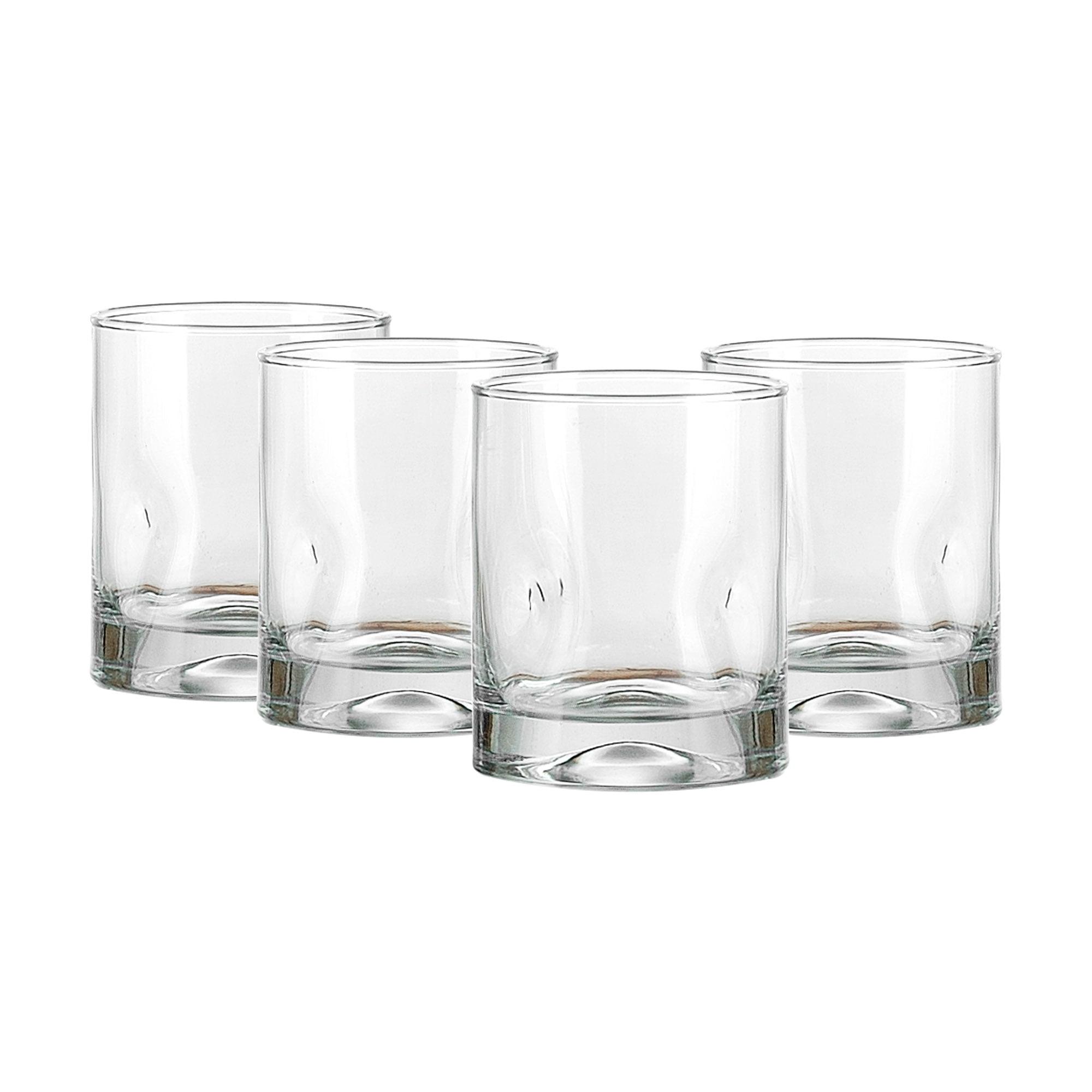 Lyra Clear Glass 12.5 oz Drinking Glasses, Set of 4