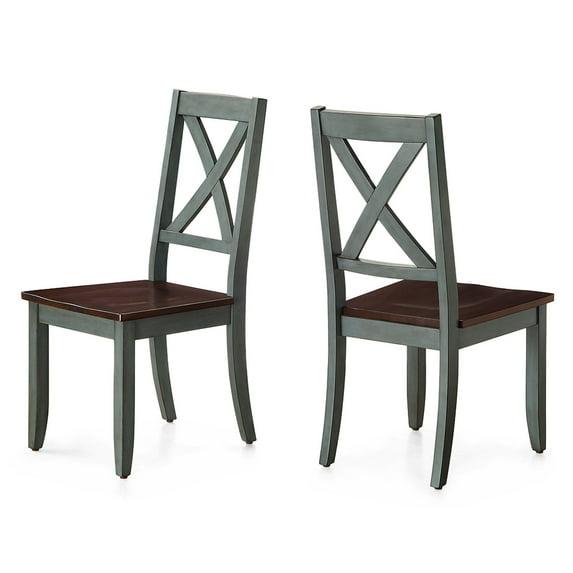 Better Homes and Gardens Maddox Crossing Dining Chair, Blue (Set of 2)