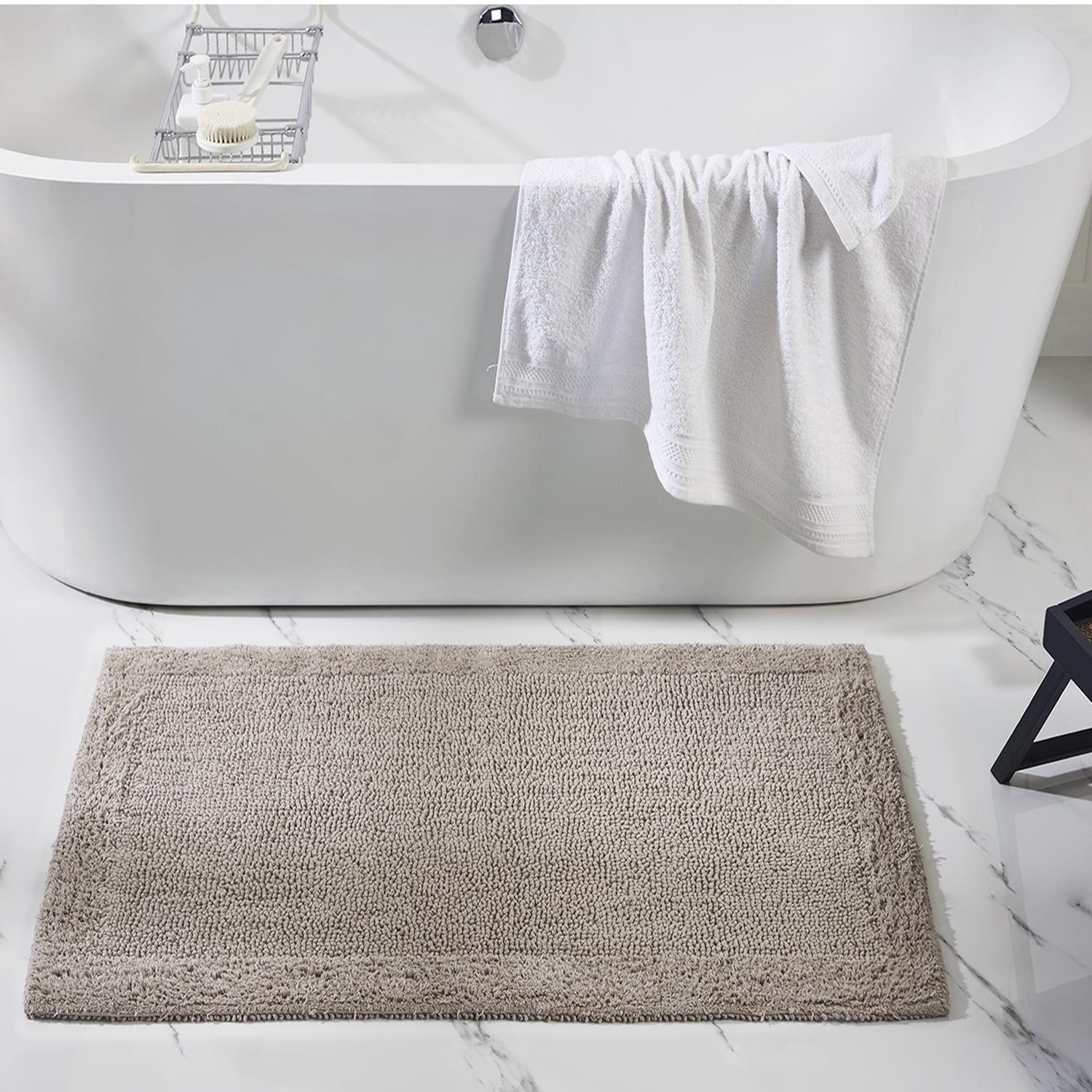 Better Trends Edge 100% Cotton Tufted Reversible Bath Rug 24" x 40" Rectangle - Beige