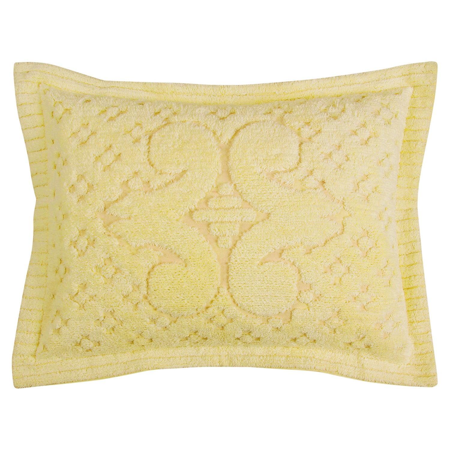 Ashton Collection 100% Cotton Tufted Unique Luxurious Medallion Design Pillow Shams - Better Trends