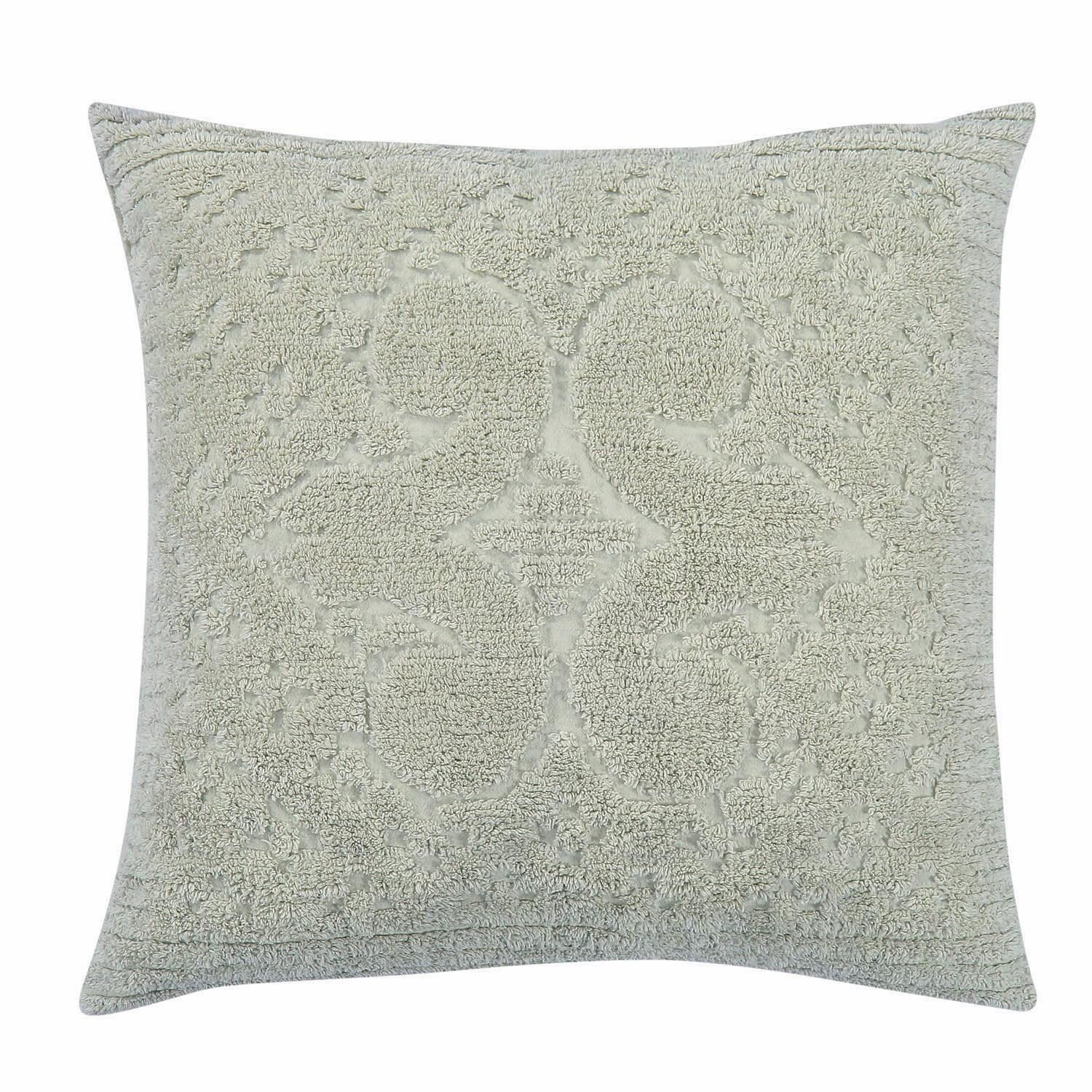 Ashton Collection 100% Cotton Tufted Unique Luxurious Medallion Design Pillow Shams - Better Trends