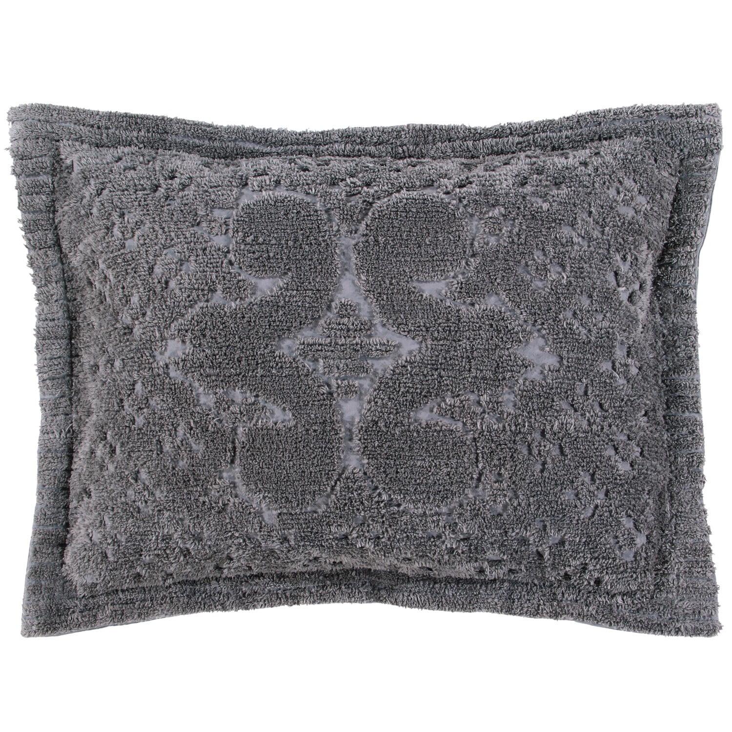 Ashton 100% Cotton Floral Medallion Tufted  Pillow Shams