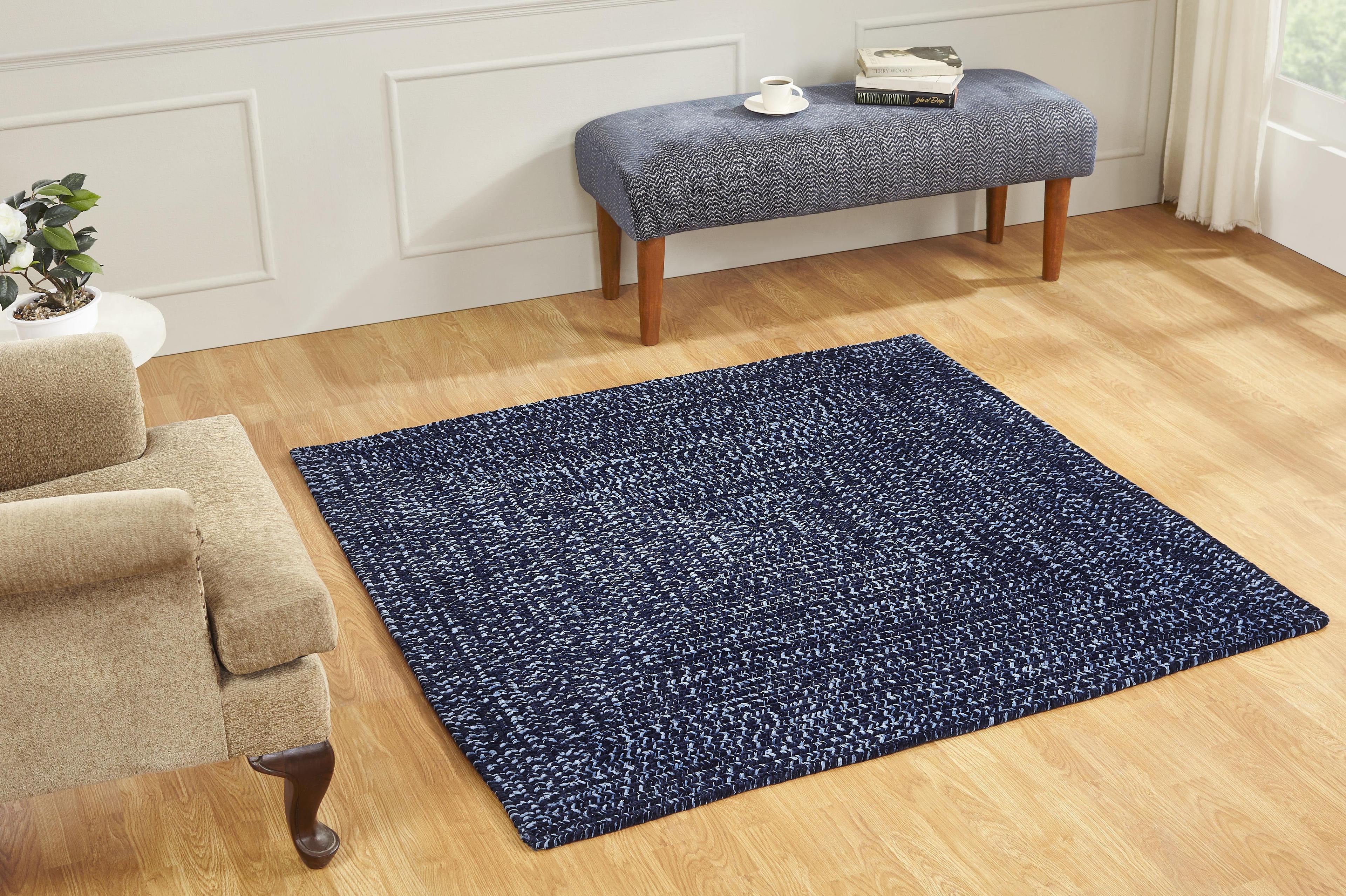 Chenille Tweed Collection 100% Polyester Reversible Indoor Area Utility Rug - Better Trends