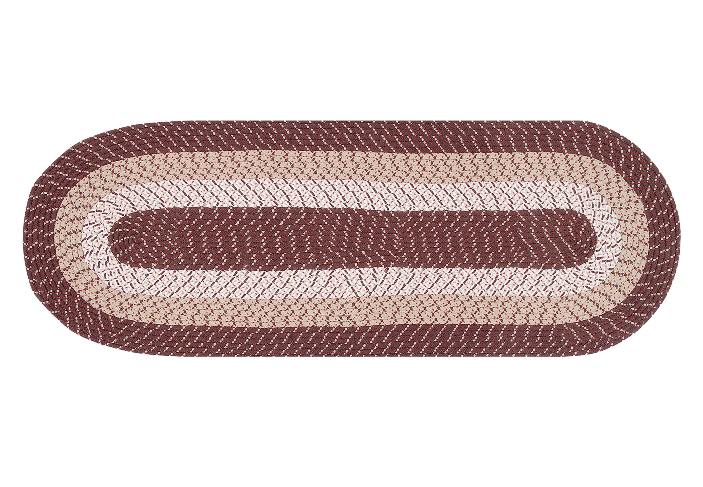 Country Stripe Collection 100% Polypropylene Reversible Indoor Area Utility Rug - Better Trends