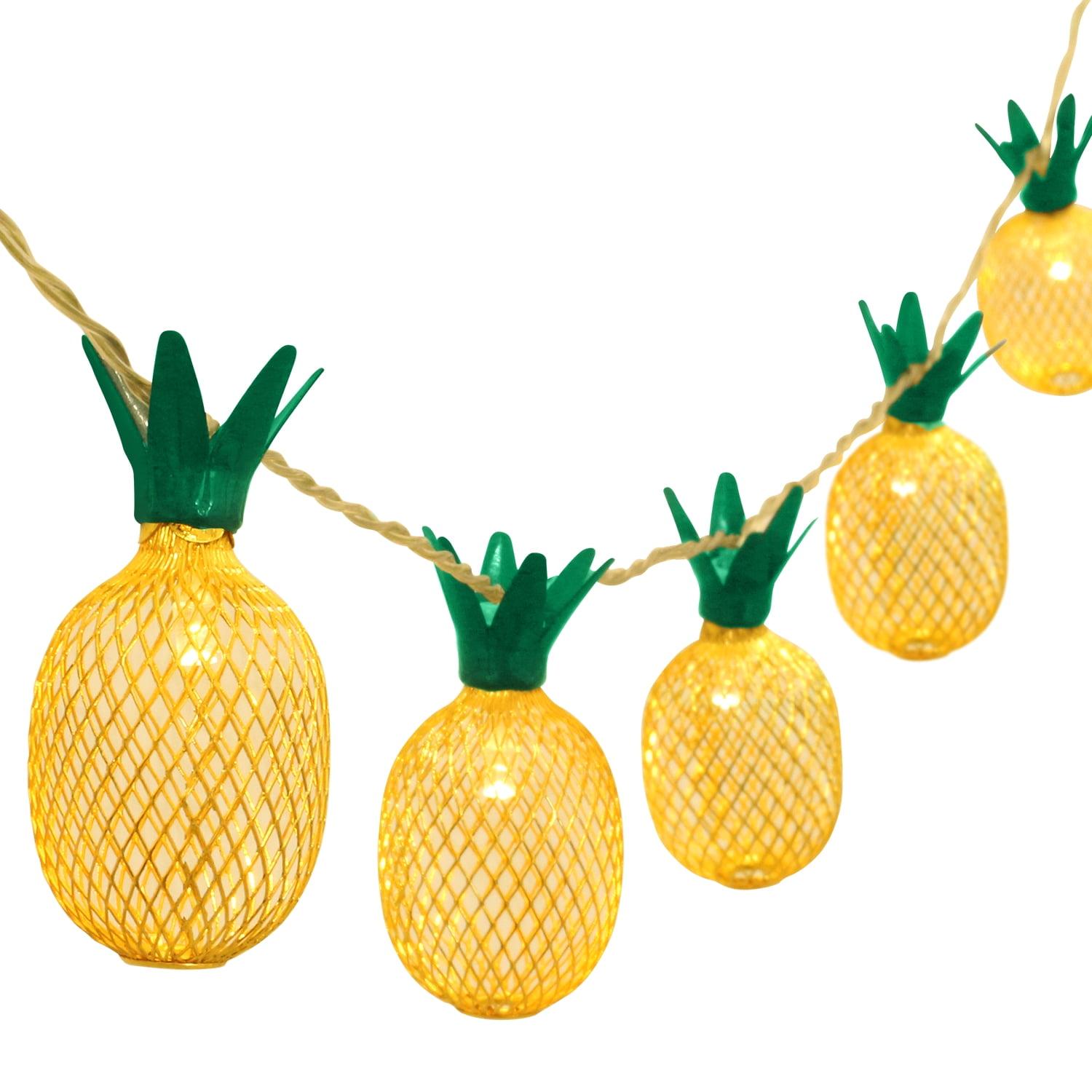 Betus 6.5 Ft 10 LEDs Pineapple Fairy String Light - Decor Gifts Battery Operated (Warm White)