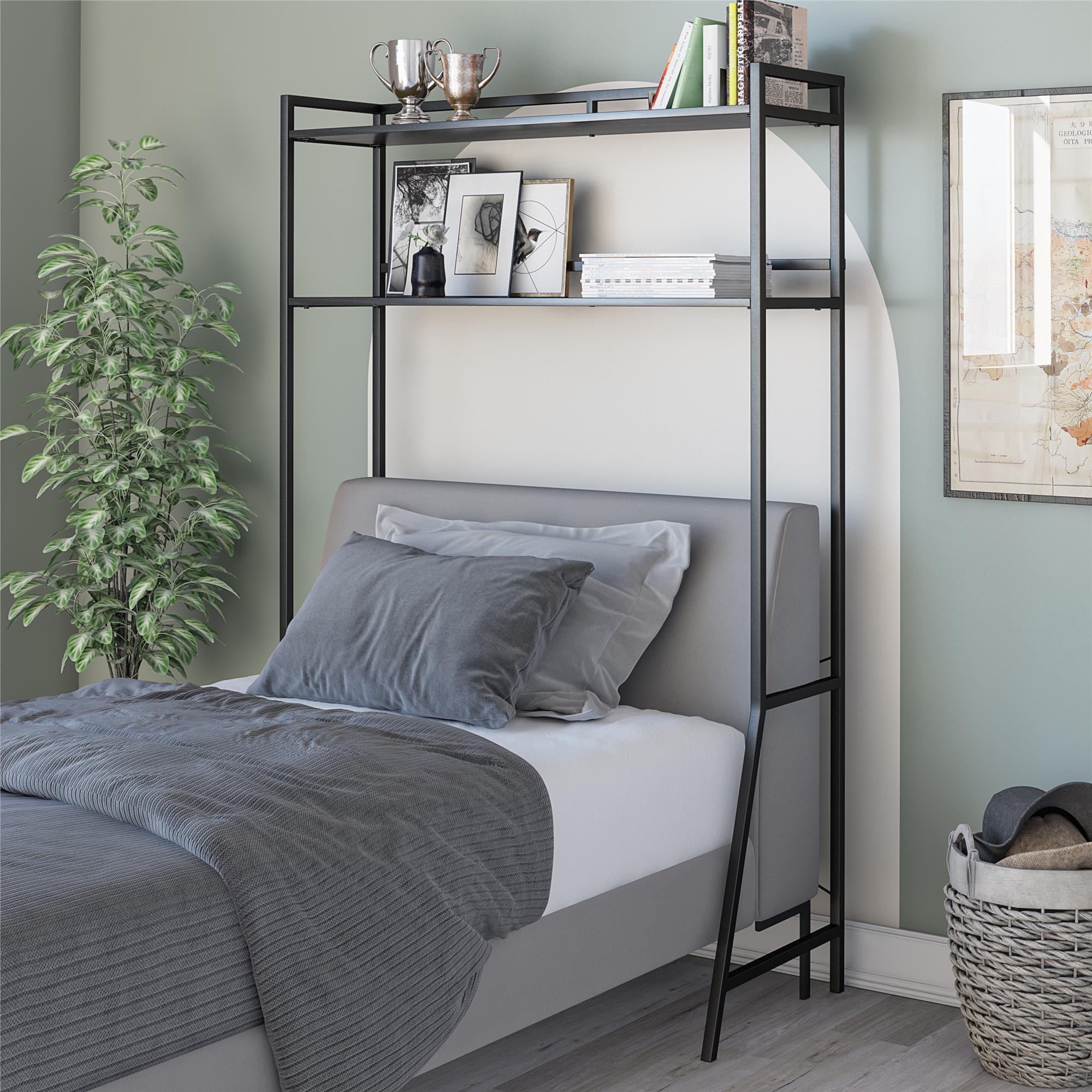 Novogratz Beverly Over-The-Bed Storage Shelves for Twin & XL Twin Beds