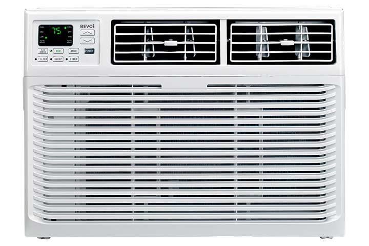 Bevoi Bevoi 8,000 Btu Easycool Window Air Conditioner With Remote 115v In White