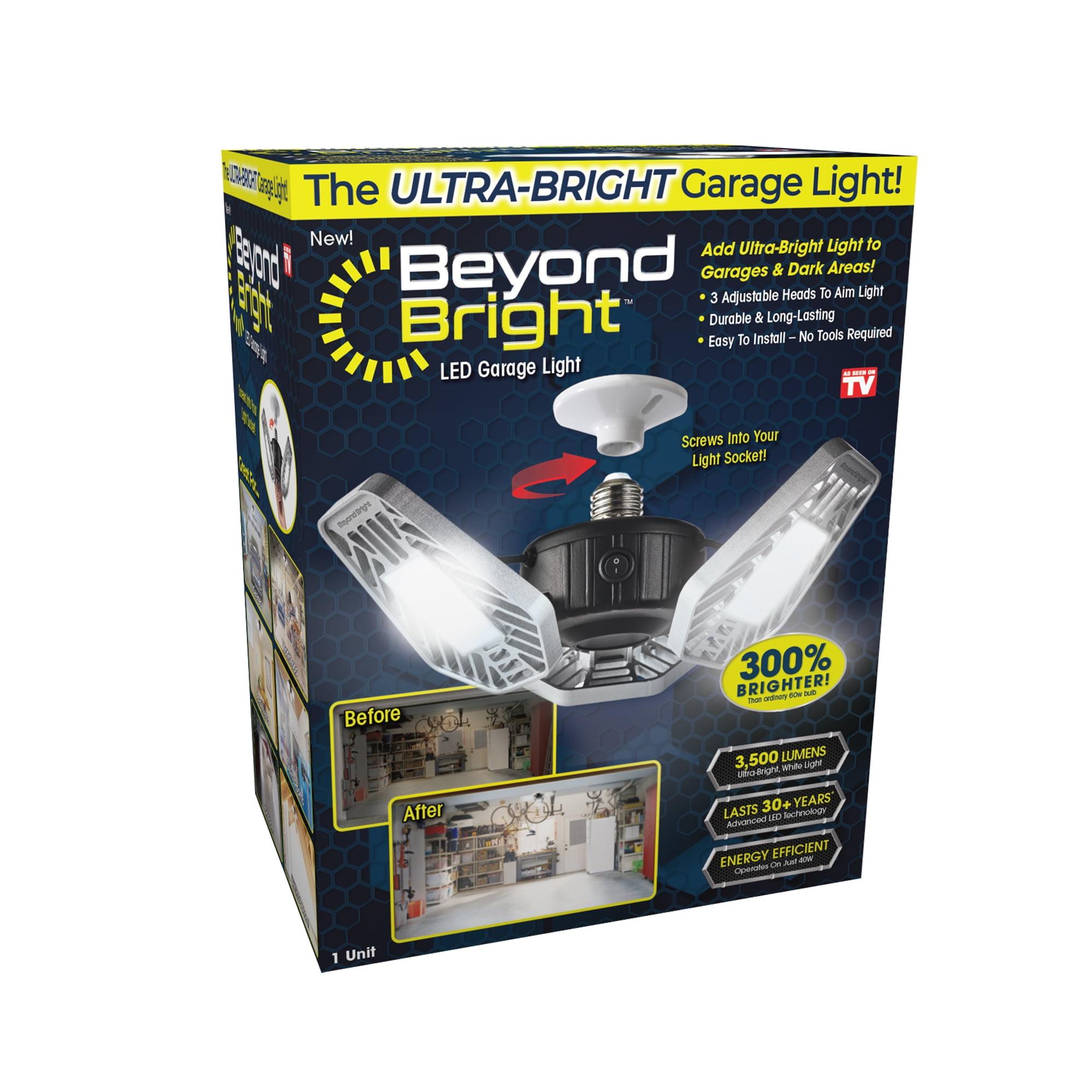 Ultra-Bright 3,500 Lumens LED Adjustable Garage Light