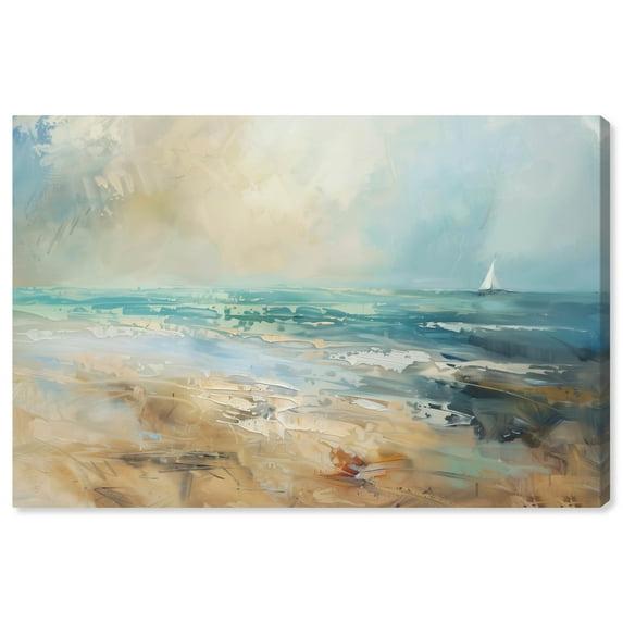 Art Remedy Beyond The Shore Beach Coastal Inspired Wall Art by Art Remedy