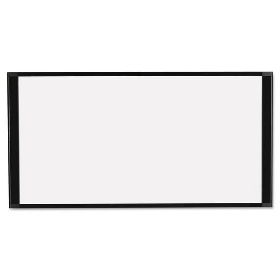 Cubicle Workstation Dry Erase Board 36 x18, Black Aluminum Frame